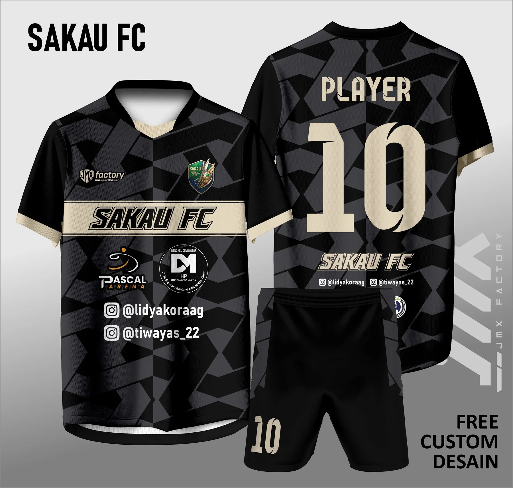 Project custom jersey Sakau FC